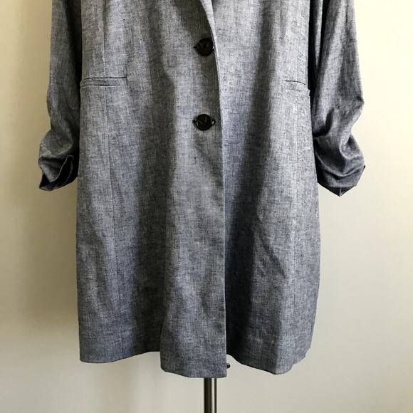 Lane Bryant Linen Cotton Blend Bermuda Shorts Suit Set Jacket 18 Shorts 20 NWT - Picture 9 of 15